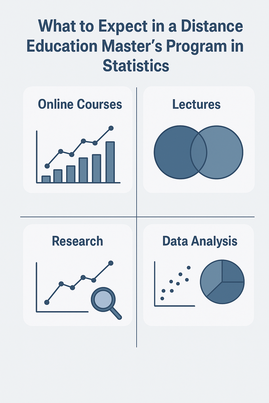 What to Expect in a Distance Education Master’s Program in Statistics